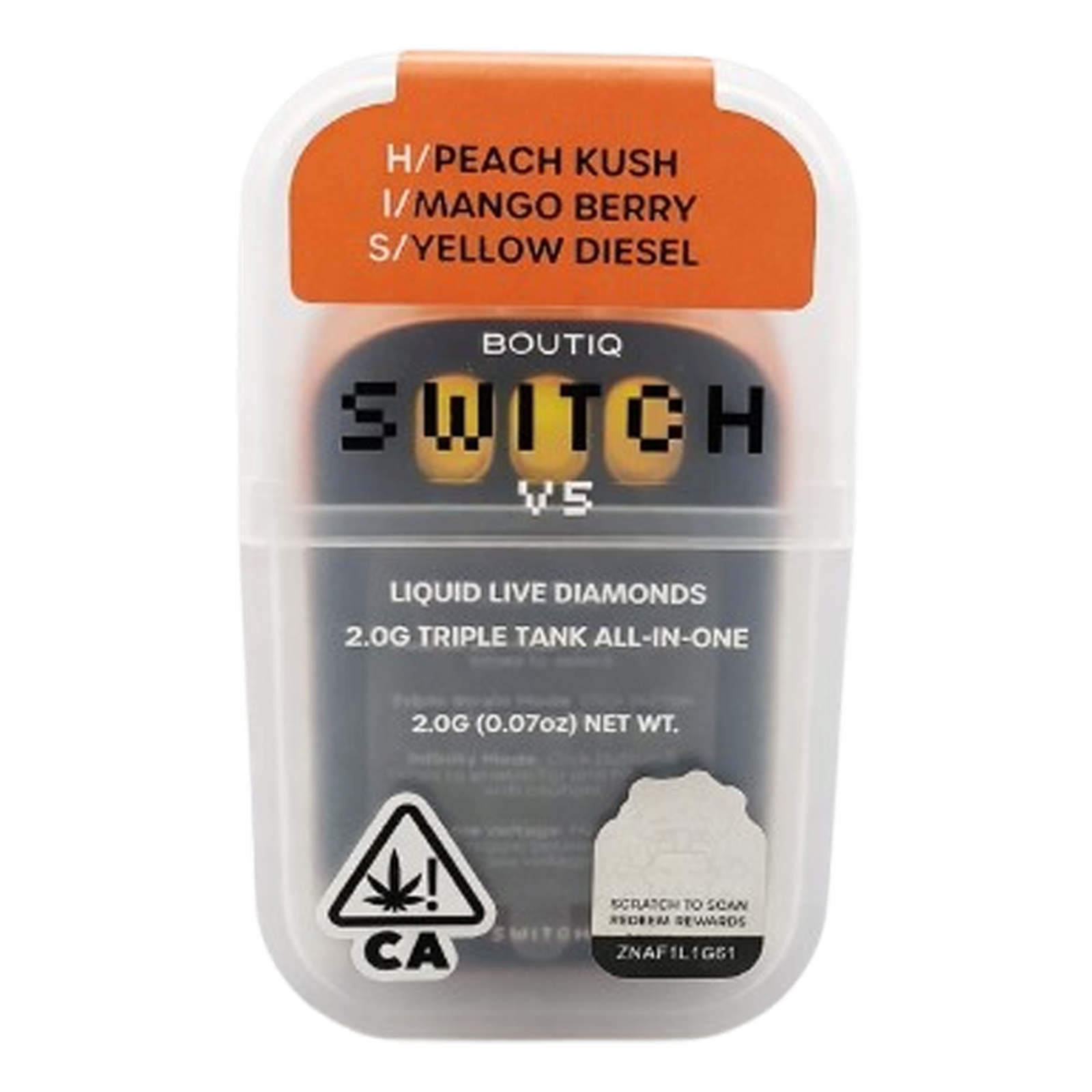 Boutiq Switch V5(3 flavors) 2G Disposable